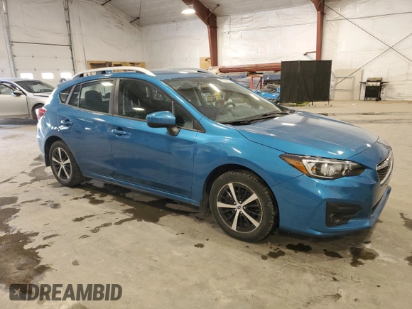 2019 Subaru Impreza Premium with VIN 4S3GTAD66K3748344, listed as a Copart auction lot 53720205 with 23,999 mi miles and Salvage Title. Bid and sale history available at DreamBid. Image 4.