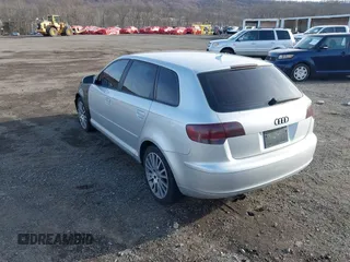 2008 Audi A3 with VIN WAUNF78P48A042687, listed as a IAAI auction lot 41374363 with 136,019 mi miles. Bid and sale history available at carsss.com. Image 3.