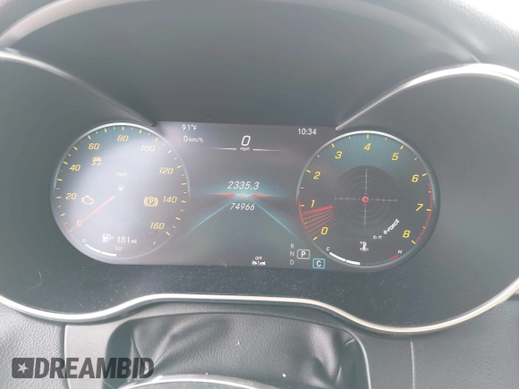 2020 Mercedes-Benz C 300 z VIN W1KWF8EB6LR599901, wystawiony jako IAAI lot #42616247 z przebiegiem 74 966 mil mil oraz . Historia ofert i sprzedaży dostępna na DreamBid. Obrazek 15.
