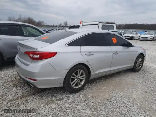 2015 Hyundai Sonata 2.4L SE with VIN 5NPE24AF9FH245448, listed as a Copart auction lot 51955425 with 0 mi miles and Salvage Title. Bid and sale history available at carsss.com. Image 3.