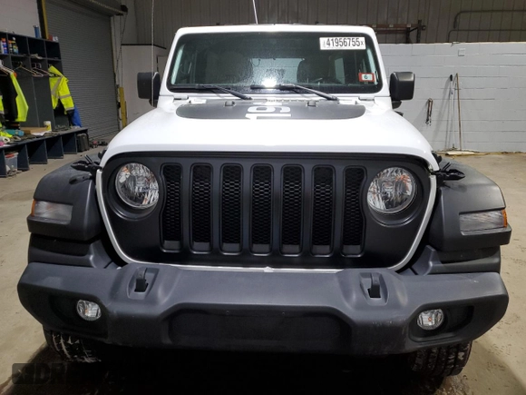 2021 Jeep Wrangler Unlimited Sport with VIN 1C4HJXDG4MW821718, listed as a Copart auction lot 41956755 with 30,615 mi miles and Salvage title. Bid and sale history available at DreamBid. Image 5.