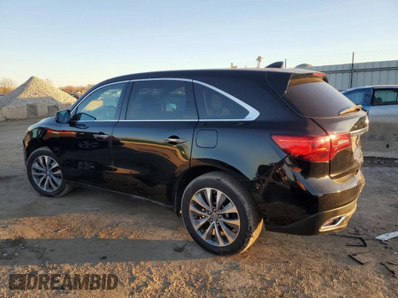 2016 Acura MDX w/Tech/Entertainment with VIN 5FRYD4H6XGB033864, listed as a Copart auction lot 43271435 with 179,251 mi miles and Salvage Title. Bid and sale history available at carsss.com. Image 2.