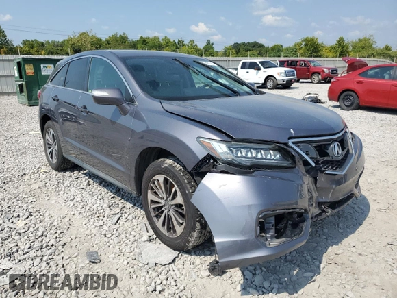 2017 Acura RDX Advance with VIN 5J8TB3H7XHL012873, listed as a Copart auction lot 67958704 with 113,455 mi miles and Salvage Title. Bid and sale history available at DreamBid. Image 4.