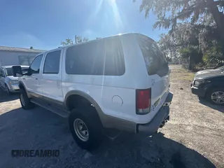 2001 Ford Excursion Limited z VIN 1FMSU43F41EA61436, wystawiony jako Copart lot #43797905 z przebiegiem 381 029 mil mil oraz Szkoda całkowita • Salvage title. Historia ofert i sprzedaży dostępna na DreamBid. Obrazek 3.