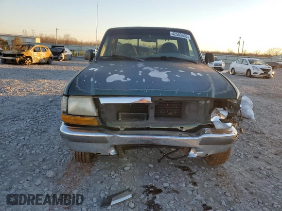 1998 Ford Ranger XL with VIN 1FTYR10U1WUC71393, listed as a Copart auction lot 42553905 with 310,525 mi miles and Salvage title. Bid and sale history available at DreamBid. Image 5.