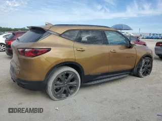 2020 Chevrolet Blazer RS z VIN 3GNKBERS0LS553823, wystawiony jako Copart lot #57867605 z przebiegiem 57 670 mil mil oraz Szkoda całkowita • Salvage title. Historia ofert i sprzedaży dostępna na DreamBid. Obrazek 3.