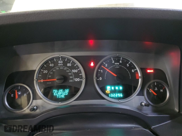 2007 Jeep Compass Limited with VIN 1J8FF57W97D103588, listed as a Copart auction lot 41534315 with 132,296 mi miles and Salvage Title. Bid and sale history available at carsss.com. Image 9.