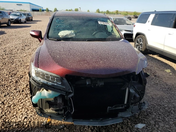 2017 Acura RDX Technology with VIN 5J8TB4H54HL021539, listed as a Copart auction lot 57504095 with 52,339 mi miles and Salvage title. Bid and sale history available at DreamBid. Image 5.