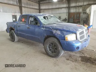 2007 Dodge Dakota SLT with VIN 1D7HW48P37S228475, listed as a Copart auction lot 73097054 with 188,615 mi miles and Salvage Title. Bid and sale history available at carsss.com. Image 4.
