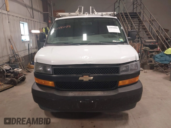 2018 Chevrolet Express Cargo with VIN 1GCWGAFP4J1342434, listed as a IAAI auction lot 42018086 with 149,934 mi miles and . Bid and sale history available at DreamBid. Image 12.