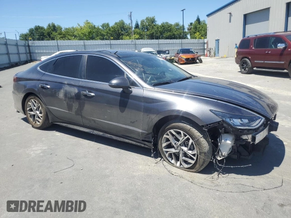 2020 Hyundai Sonata SEL z VIN 5NPEF4JA3LH039126, wystawiony jako Copart lot #58336125 z przebiegiem 57 370 mil mil oraz Szkoda całkowita • Salvage title. Historia ofert i sprzedaży dostępna na DreamBid. Obrazek 4.