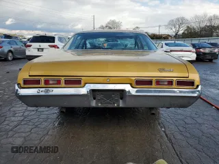 1971 Chevrolet Impala с VIN 1646911161106, выставлен на аукционе Copart как лот 80733654 с пробегом 53 185 миль миль и Списание • Salvage title. История ставок и продаж доступна на DreamBid. Изображение 6.