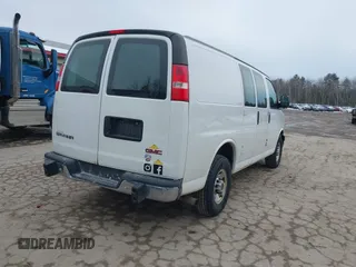 2017 GMC Savana Cargo Van with VIN 1GTW7AFF1H1908678, listed as a IAAI auction lot 41730848 with 145,022 mi miles. Bid and sale history available at carsss.com. Image 4.
