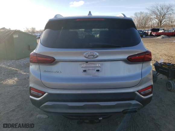 2020 Hyundai Santa Fe SEL with VIN 5NMS33AD3LH280701, listed as a Copart auction lot 43733545 with 63,086 mi miles and Salvage Title. Bid and sale history available at carsss.com. Image 6.