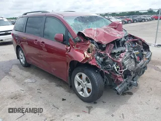 2015 Toyota Sienna LE AAS with VIN 5TDKK3DC9FS609196, listed as a IAAI auction lot 42463019 with Not provided miles and . Bid and sale history available at DreamBid. Image 1.