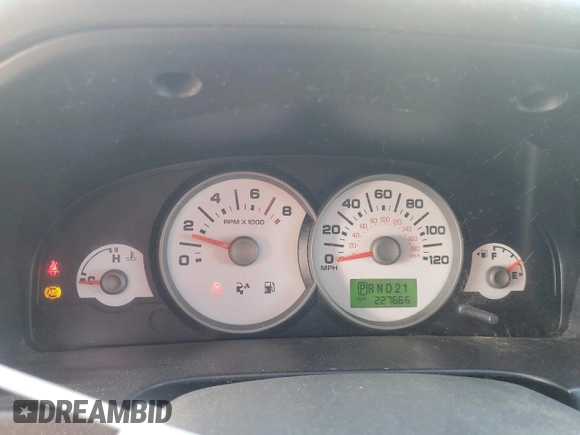2006 Ford Escape XLT with VIN 1FMYU93136KA51162, listed as a Copart auction lot 52239385 with 227,666 mi miles and Salvage title. Bid and sale history available at DreamBid. Image 9.
