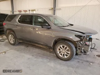 2021 Chevrolet Traverse LS with VIN 1GNEVFKW5MJ140922, listed as a Copart auction lot 86315394 with 0 mi miles and Salvage Title. Bid and sale history available at carsss.com. Image 4.