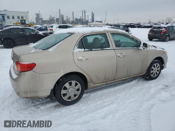 2010 Toyota Corolla with VIN 2T1BU4EE1AC405624, listed as a Copart auction lot 43646225 with 142,963 mi miles and Salvage Title. Bid and sale history available at carsss.com. Image 3.