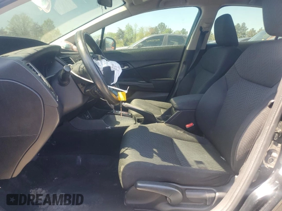 2015 Honda Civic Sedan LX with VIN 19XFB2F51FE044088, listed as a Copart auction lot 53043375 with 113,393 mi miles and Salvage Title. Bid and sale history available at carsss.com. Image 7.