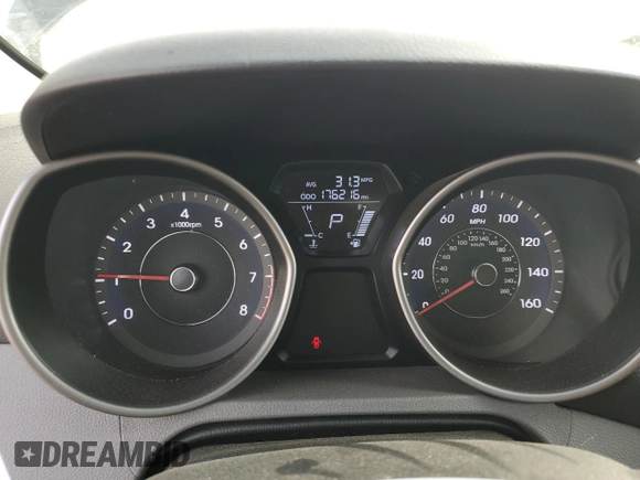 2013 Hyundai Elantra GLS with VIN 5NPDH4AE4DH250930, listed as a Copart auction lot 51010145 with 176,216 mi miles and Clean title. Bid and sale history available at DreamBid. Image 9.