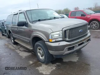 2003 Ford Excursion Limited with VIN 1FMNU43S83ED67584, listed as a IAAI auction lot 42076621 with 159,271 mi miles and . Bid and sale history available at DreamBid. Image 1.