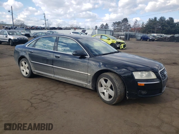 2006 Audi A8 4.2L with VIN WAUML44E86N006594, listed as a Copart auction lot 43246445 with Not provided miles and Salvage title. Bid and sale history available at DreamBid. Image 4.