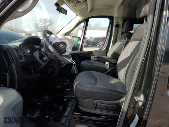 2017 Ram ProMaster Cargo with VIN 3C6TRVAG6HE548011, listed as a Copart auction lot 44714965 with 46,939 mi miles and Salvage Title. Bid and sale history available at DreamBid. Image 7.