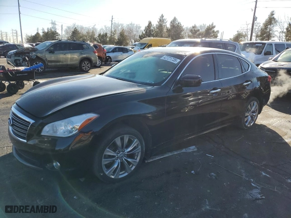 2012 Infiniti M37 with VIN JN1BY1AR4CM396096, listed as a Copart auction lot 42721735 with NaN miles and Salvage Title. Bid and sale history available at carsss.com. Image 1.