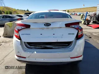 2013 Kia Optima Hybrid LX with VIN KNAGM4ADXD5056352, listed as a Copart auction lot 72418074 with 135,560 mi miles and Salvage Title. Bid and sale history available at carsss.com. Image 6.