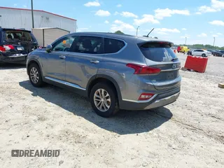 2019 Hyundai Santa Fe SE with VIN 5NMS23AD3KH083786, listed as a IAAI auction lot 42196828 with Not Provided miles and . Bid and sale history available at DreamBid. Image 3.