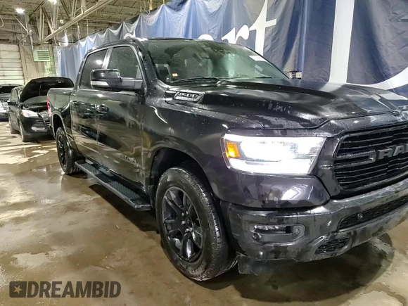 2020 Ram 1500 Big Horn with VIN 1C6SRFFT7LN399927, listed as a Copart auction lot 49255065 with 69,256 mi miles and Clean Title. Bid and sale history available at carsss.com. Image 10.