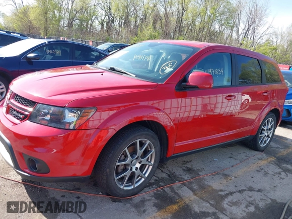 2017 Dodge Journey GT with VIN 3C4PDCEG6HT626337, listed as a IAAI auction lot 41971854 with 72,689 mi miles. Bid and sale history available at carsss.com. Image 14.