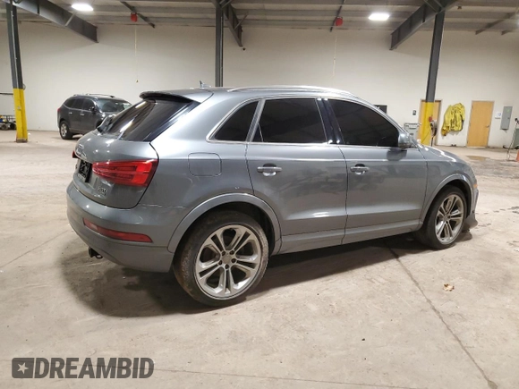 2016 Audi Q3 Premium Plus with VIN WA1EFCFS9GR001808, listed as a Copart auction lot 48001405 with 20,218 mi miles and Salvage Title. Bid and sale history available at carsss.com. Image 3.