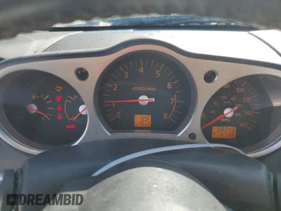 2004 Nissan 350Z Enthusiast with VIN JN1AZ34D74M100770, listed as a Copart auction lot 46511865 with 98,345 mi miles and Clean Title. Bid and sale history available at DreamBid. Image 9.