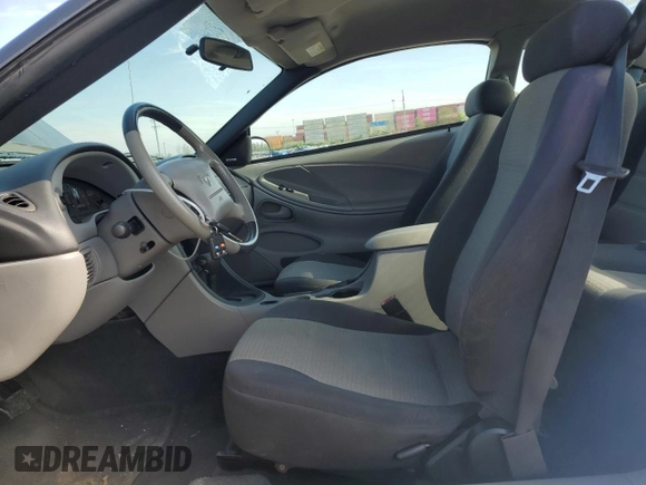 2004 Ford Mustang Standard with VIN 1FAFP40674F229138, listed as a Copart auction lot 56186445 with 128,566 mi miles and Salvage title. Bid and sale history available at DreamBid. Image 7.