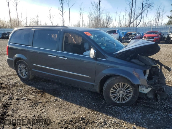 2016 Chrysler Town & Country Touring-L with VIN 2C4RC1CG3GR208581, listed as a Copart auction lot 80206744 with 0 mi miles and Salvage Title. Bid and sale history available at carsss.com. Image 4.