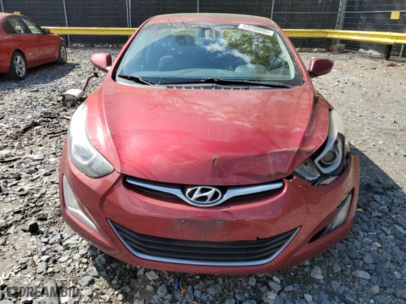 2015 Hyundai Elantra SE with VIN 5NPDH4AE2FH558052, listed as a Copart auction lot 53250095 with 217,444 mi miles and Clean Title. Bid and sale history available at carsss.com. Image 5.