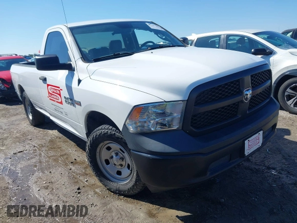 2017 Ram 1500 Tradesman z VIN 3C6JR6DT5HG548561, wystawiony jako IAAI lot #41630666 z przebiegiem 106 326 mil mil oraz . Historia ofert i sprzedaży dostępna na DreamBid. Obrazek 1.