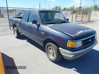 1996 Ford Ranger XL with VIN 1FTCR14U0TPB14713, listed as a IAAI auction lot 41836406 with 154,134 mi miles. Bid and sale history available at carsss.com. Image 1.
