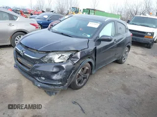 2018 Honda HR-V EX-L with VIN 3CZRU6H7XJM719006, listed as a IAAI auction lot 41333855 with 57,678 mi miles and . Bid and sale history available at carsss.com. Image 2.