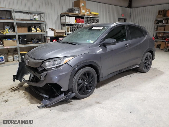 2022 Honda HR-V Sport with VIN 3CZRU6H10NM749004, listed as a Copart auction lot 44893225 with 40,838 mi miles and Salvage Title. Bid and sale history available at carsss.com. Image 1.