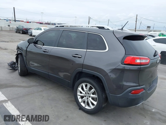 2014 Jeep Cherokee Limited with VIN 1C4PJLDS9EW241875, listed as a IAAI auction lot 42062856 with 90,052 mi miles and . Bid and sale history available at DreamBid. Image 3.