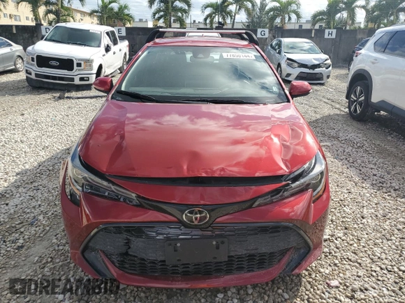 2021 Toyota Corolla Hatchback SE with VIN JTND4MBE6M3129379, listed as a Copart auction lot 77850144 with 48,435 mi miles and Salvage Title. Bid and sale history available at carsss.com. Image 5.