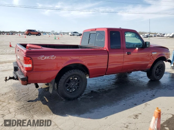 2011 Ford Ranger XLT with VIN 1FTLR4FE3BPA24249, listed as a Copart auction lot 51468375 with 126,371 mi miles and Salvage Title. Bid and sale history available at carsss.com. Image 3.