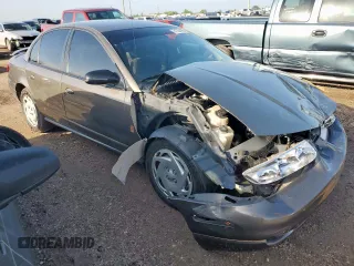 2000 Saturn SL with VIN 1G8ZK5278YZ160430, listed as a Copart auction lot 61234185 with 89,221 mi miles and Salvage title. Bid and sale history available at DreamBid. Image 4.