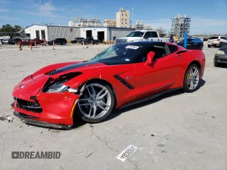 2018 Chevrolet Corvette 3LT with VIN 1G1YF2D75J5104520, listed as a Copart auction lot 43556064 with 16,116 mi miles. Bid and sale history available at carsss.com. Image 1.