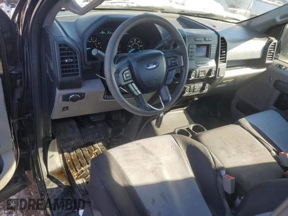 2019 Ford F-150 XL with VIN 1FTMF1CB2KKD36405, listed as a Copart auction lot 45341205 with 71,596 mi miles and Salvage title. Bid and sale history available at DreamBid. Image 8.