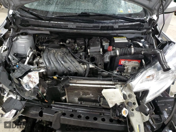 2015 Nissan Note S with VIN 3N1CE2CP7FL399569, listed as a Copart auction lot 58712605 with 131,049 mi miles and Salvage title. Bid and sale history available at DreamBid. Image 11.
