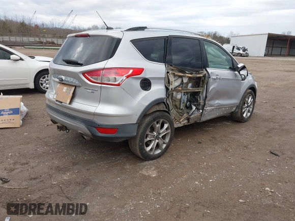 2014 Ford Escape Titanium with VIN 1FMCU9J94EUE51012, listed as a IAAI auction lot 41497105 with 153,031 mi miles. Bid and sale history available at carsss.com. Image 4.