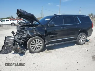 2023 GMC Yukon Denali with VIN 1GKS1DKL8PR303378, listed as a Copart auction lot 49857475 with 42,572 mi miles and Clean Title. Bid and sale history available at carsss.com. Image 1.